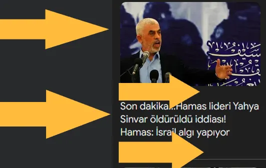 Son dakika...Hamas lideri Yahya Sinvar öldürüldü iddiası! Hamas: İsrail algı yapıyor