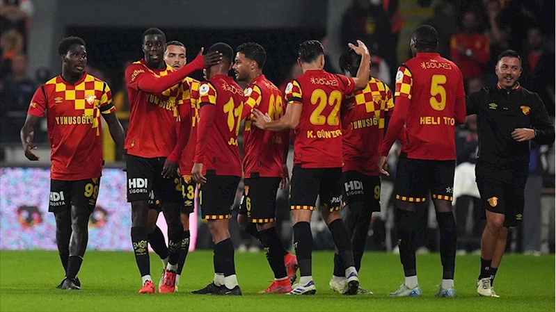 Göztepe, 10 kişi tamamladığı müsabakada Trabzonspor