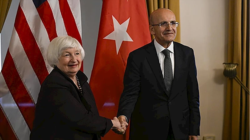 Hazine Bakanı Şimşek, Amerikalı mevkidaşı Yellen ile görüştü