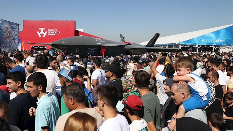 Yerli hava araçlarının sergilendiği TEKNOFEST