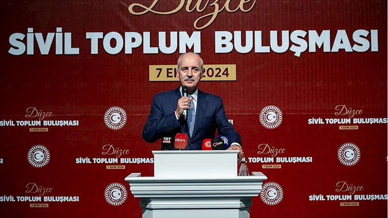 TBMM Başkanı Kurtulmuş: Kim güçlüyse onun dediğinin olduğu bir dünyada güçlü olmaktan başka çaremiz yok