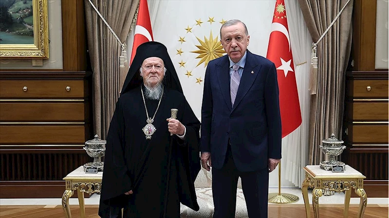 Cumhurbaşkanı Erdoğan, Fener Rum Patriği Bartholomeos