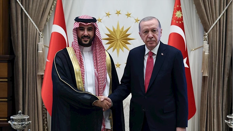 Cumhurbaşkanı Erdoğan, Suudi Arabistan Savunma Bakanı Selman