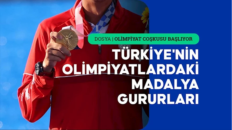 Türkiye Yaz Olimpiyat Oyunları tarihinde toplamda 104 madalya kazandı