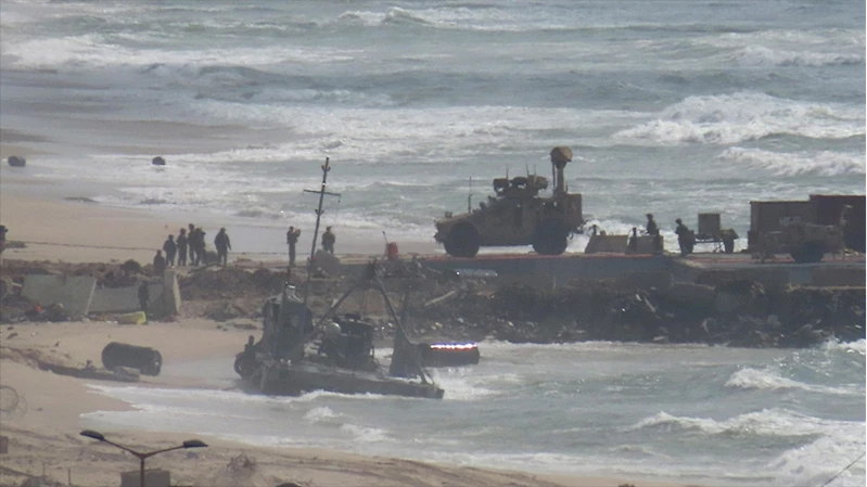 Pentagon: Gazze’deki yüzer iskele halen İsrail’in Aşdod Limanı