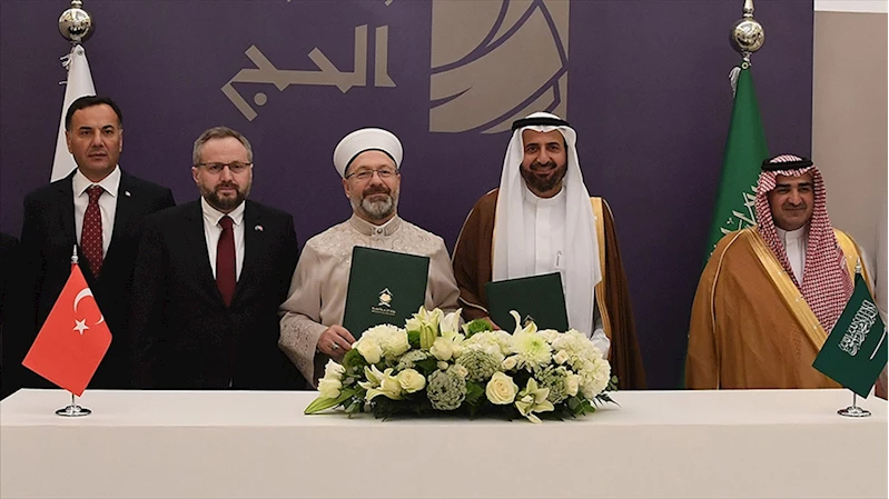 Diyanet İşleri Başkanı Erbaş, 2025 yılı hac protokolünü imzaladı