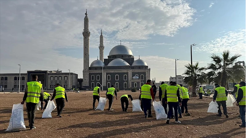 Humuslu gönüllüler, iç savaşta hasar alan Halid Bin Velid Camisi