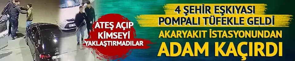 Yer: Diyarbakır! Ateş açıp kimseyi yaklaştırmadılar: 4 şehir eşkıyası akaryakıt istasyonundan adam kaçırdı