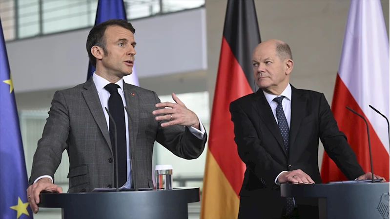 Macron ve Scholz 