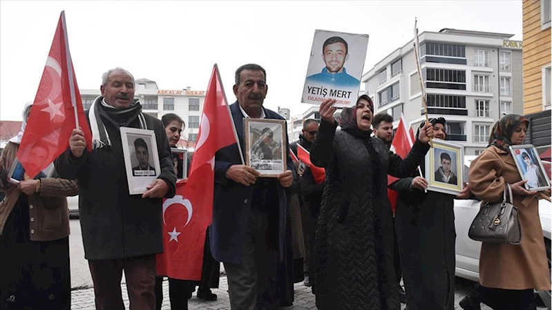 Vanlı aileler, DEM Parti İl Başkanlığı önündeki eylemlerini sürdürdü