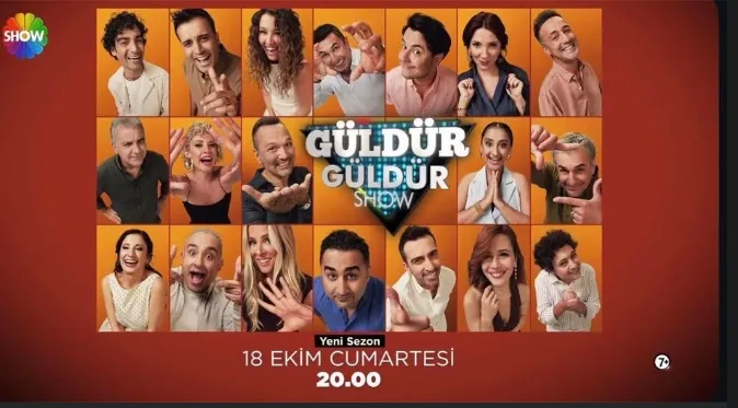 Güldür güldür Show 18 Ekim cumartesi Show TV’de