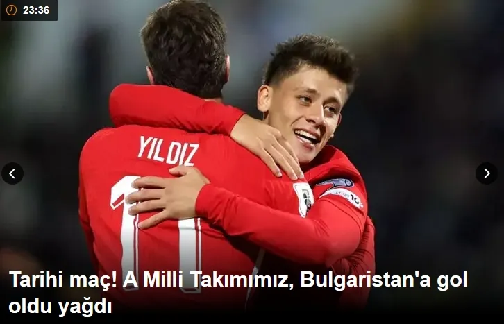 Tarihi maç! A Milli Takımımız, Bulgaristan