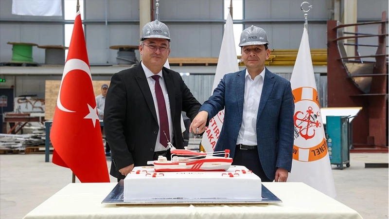 ARES Tersanesi, ilk ARES 18 SAR botunun kaynak törenini gerçekleştirdi