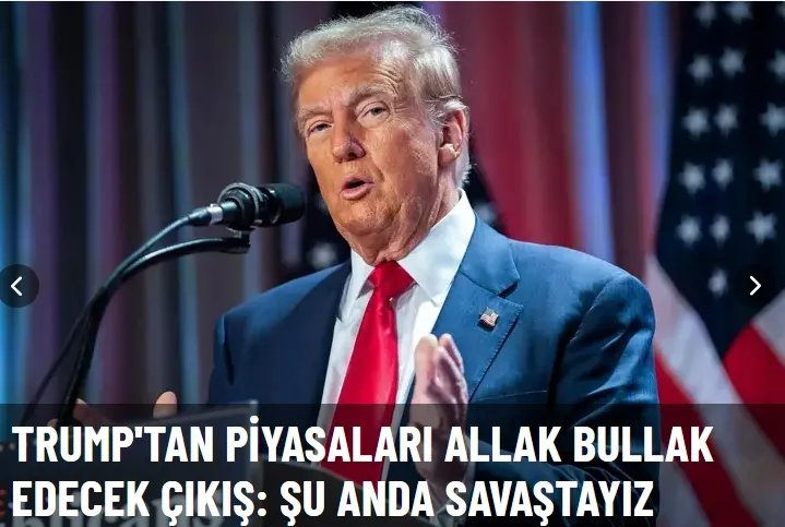 Trump: Şu an Çin ile ticaret savaşındayız