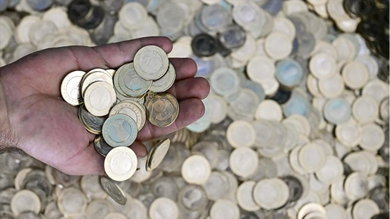 Yılın 9 ayında 1 milyar liralık madeni para cebe girdi