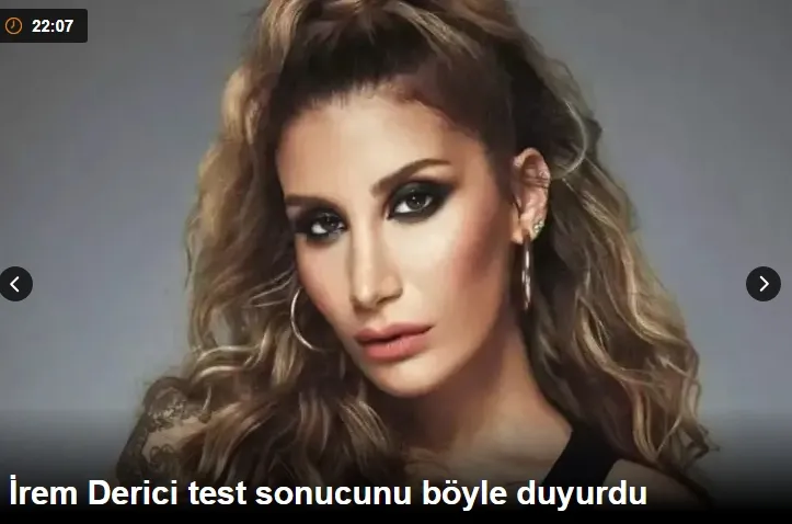 İrem Derici test sonucunu böyle duyurdu