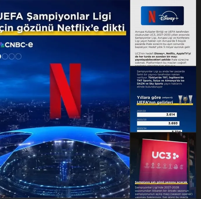 NETFLİX İSİ BÜYÜTÜYOR YENİ SEZONDA YENİ YAYINCISI OLMAK İÇİN İHALE HAZIRLIKLARA 