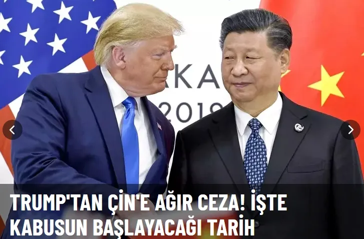 Trump: Çin, 1 Kasım itibarıyla yüzde 155 gümrük vergisi ödeyecek