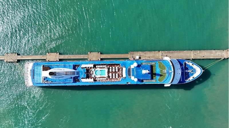 Antalya Limanı 9 ayda 12 kruvaziyerle gelen 10 bin turisti ağırladı