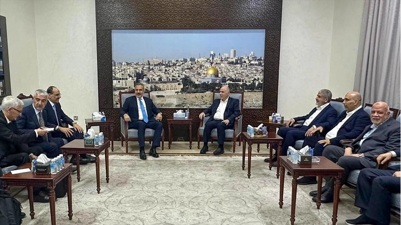 Bakan Fidan ve MİT Başkanı Kalın, Doha