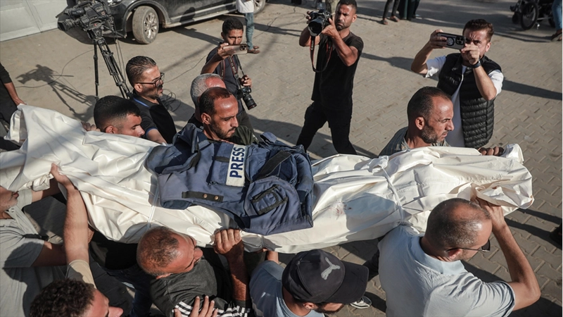 BM: Gazze, tüm çatışmalarda gazeteciler için en ölümcül yer oldu