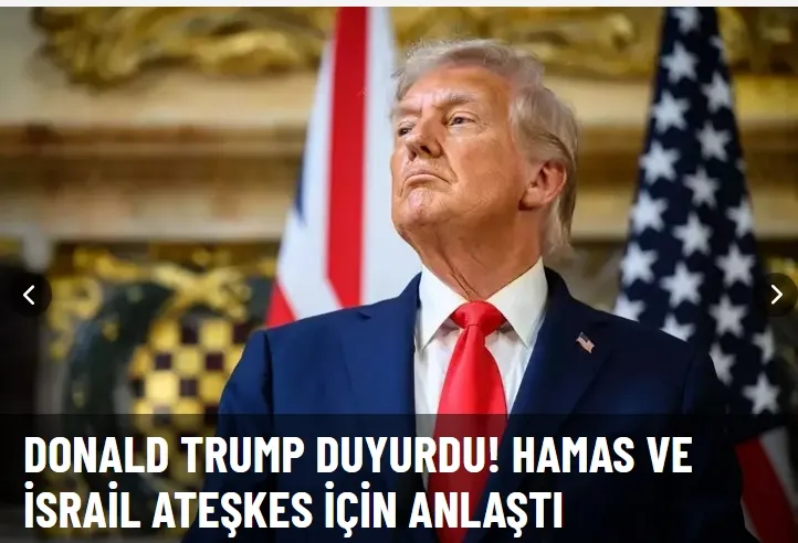 Donald Trump duyurdu! Gazze