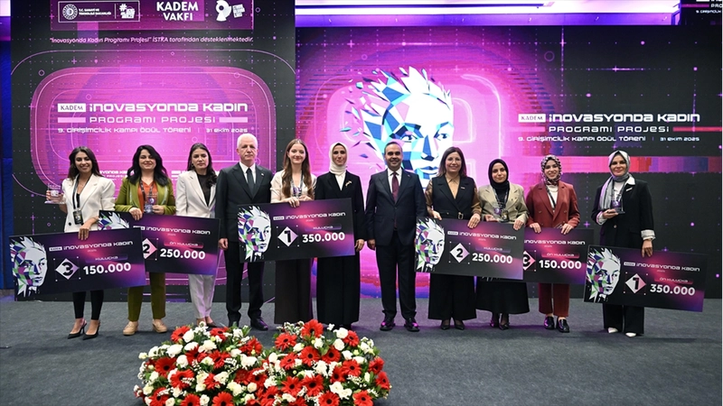 KADEM İnovasyonda Kadın Programı 9. Girişimcilik Kampı Ödül Töreni gerçekleştirildi
