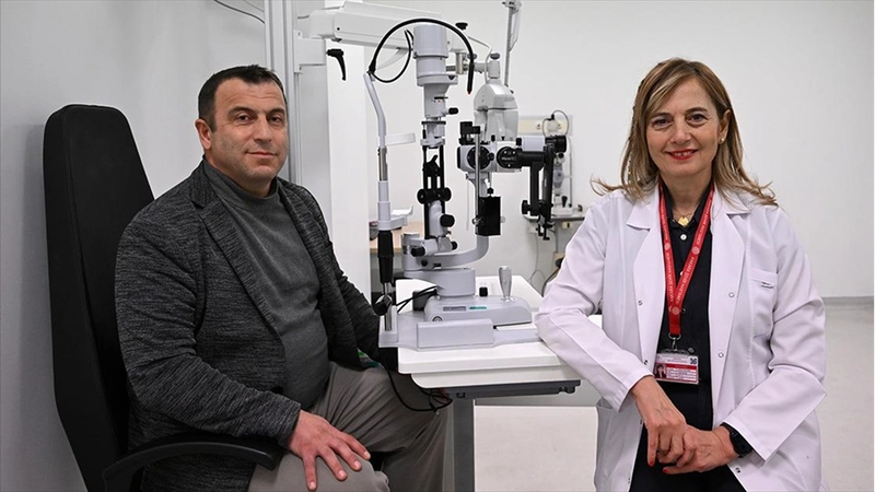 Kornea nakliyle görme yetisini yeniden kazandı