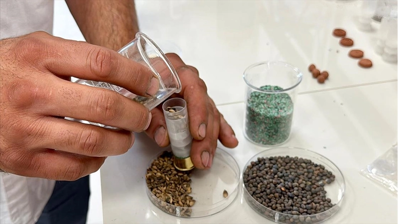 Sıkılan her tohum fişeği fidan olup doğayı yeşertecek