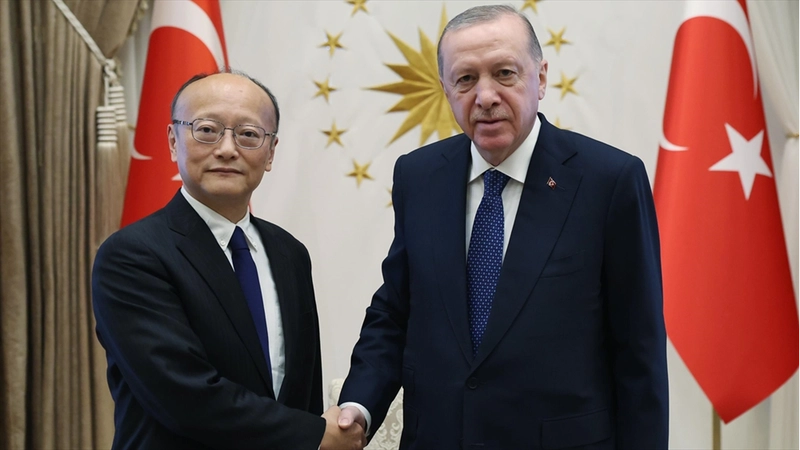 Cumhurbaşkanı Erdoğan, Asya Kalkınma Bankası Başkanı Masato Kanda