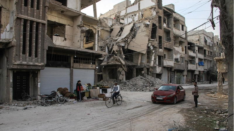 Savaşın yıktığı Şam