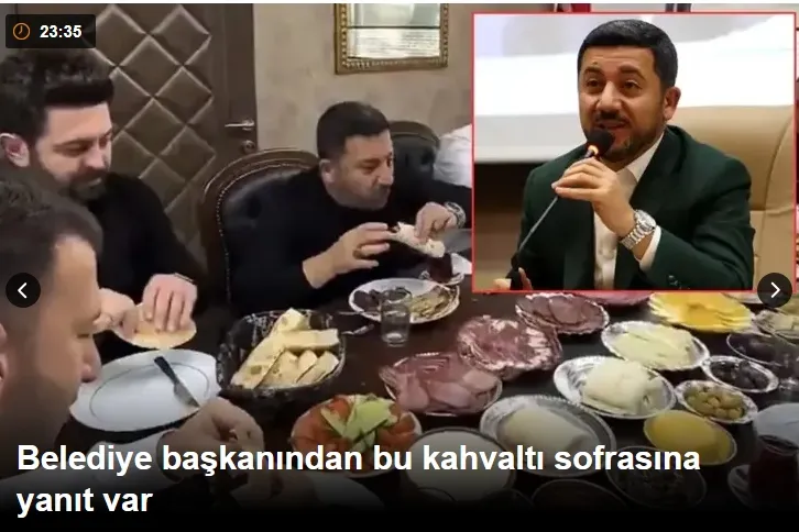 Belediye başkanından bu kahvaltı sofrasına yanıt var