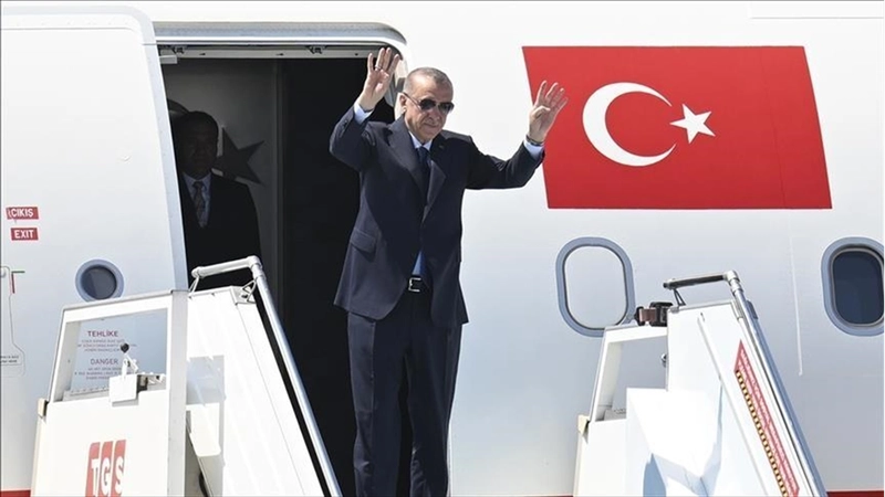 Cumhurbaşkanı Erdoğan, G20 Liderler Zirvesi için Güney Afrika
