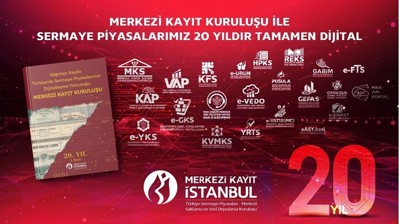 Merkezi Kayıt Kuruluşu ile sermaye piyasaları 20 yıldır tamamen dijital