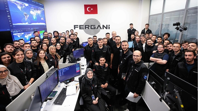 Milli uydu Fergani FGN-100-d2 uzayda