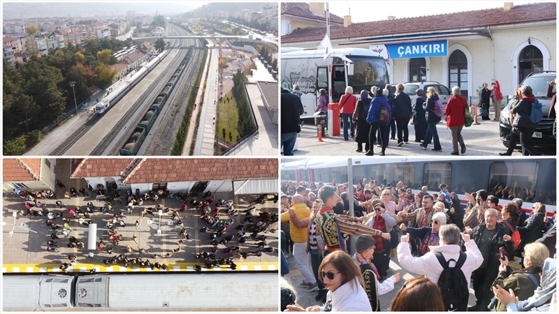 Turistik Tuz Ekspresi yaklaşık 10 bin ziyaretçiyi Çankırı