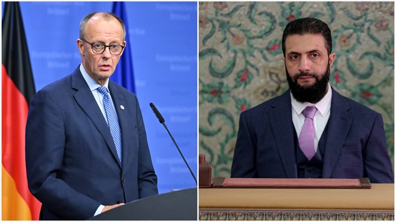 Almanya Başbakanı Merz, Suriye Cumhurbaşkanı Şara