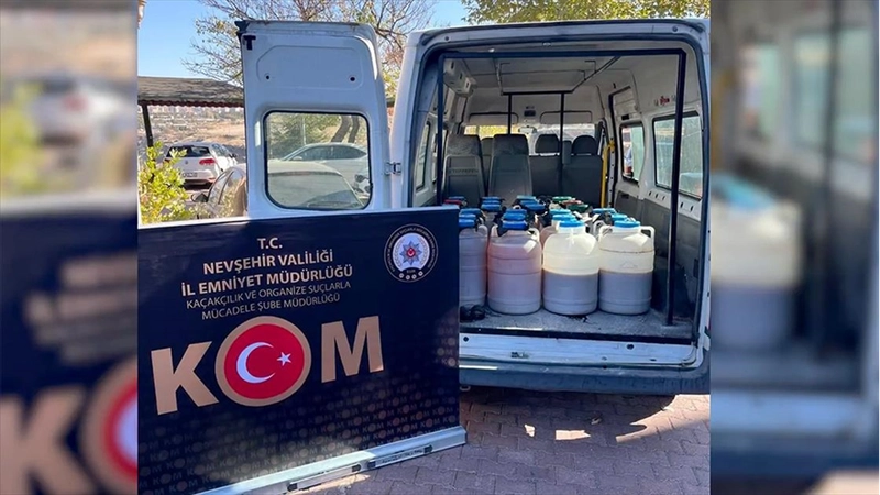 Alkollü içki kaçakçılığı ve sahteciliğine yönelik operasyonlarda 179 şüpheliye adli işlem yapıldı