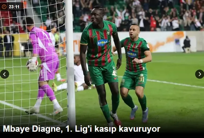 Mbaye Diagne, 1. Lig