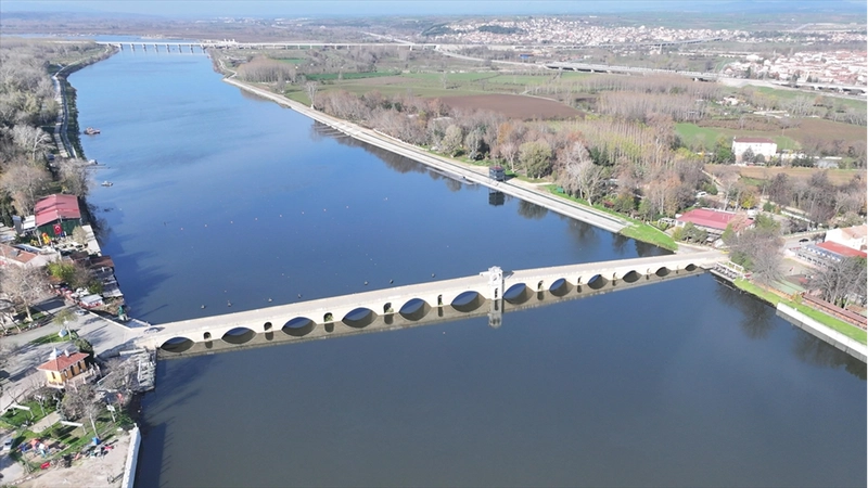 Son dönemdeki yağışlar Meriç ve Tunca nehirlerinin debisini artırdı