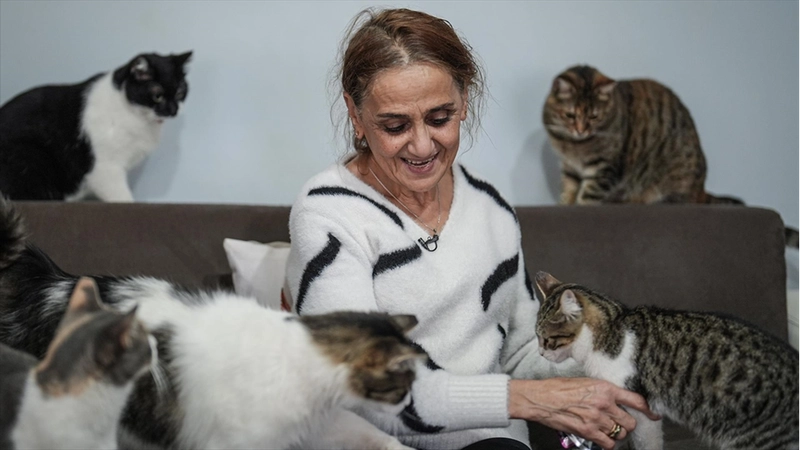 Kanser tedavisi sürecinde evinde beslediği 30