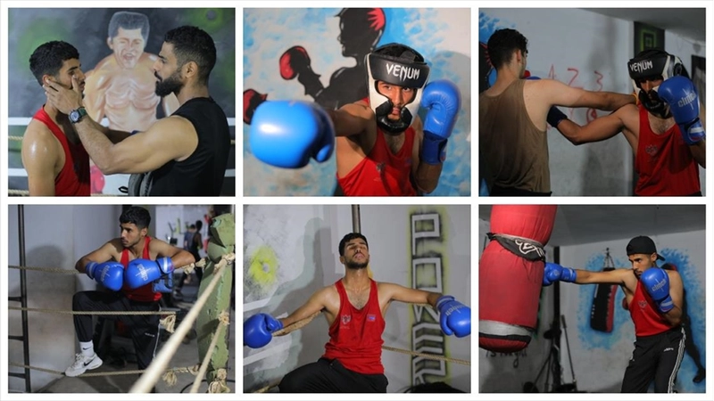 İsrail saldırısında gözünü kaybeden Gazzeli boksör, hayallerini gerçekleştirmekte kararlı