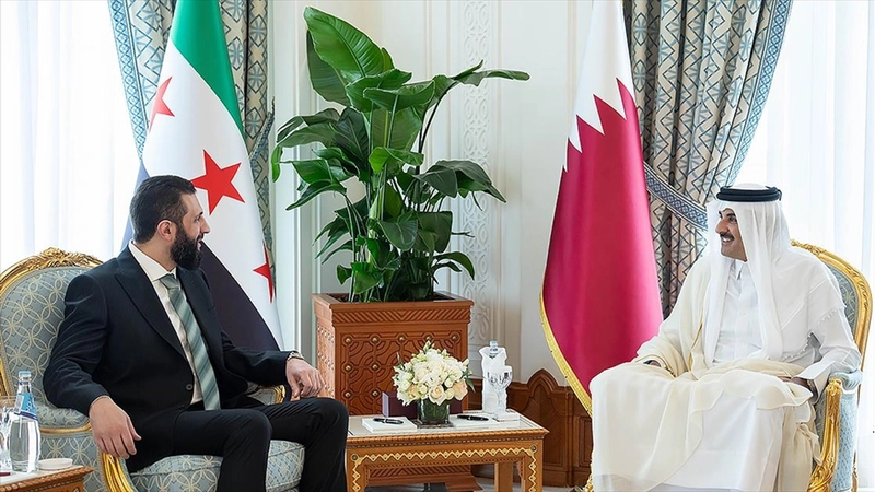 Suriye Cumhurbaşkanı Şara, Doha