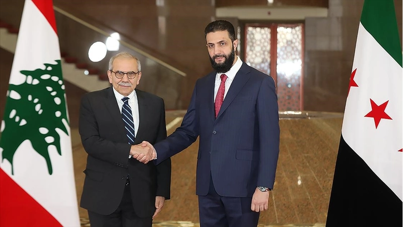 Suriye Cumhurbaşkanı Şara, Lübnan Başbakanı Selam ile Katar
