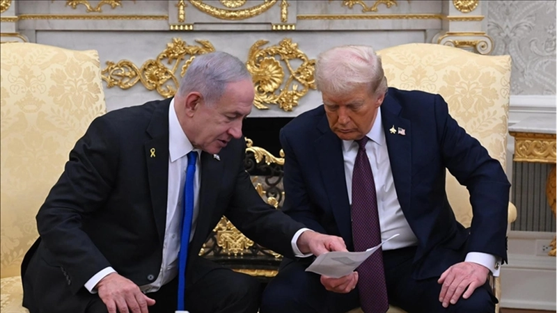 Trump ile Netanyahu Gazze