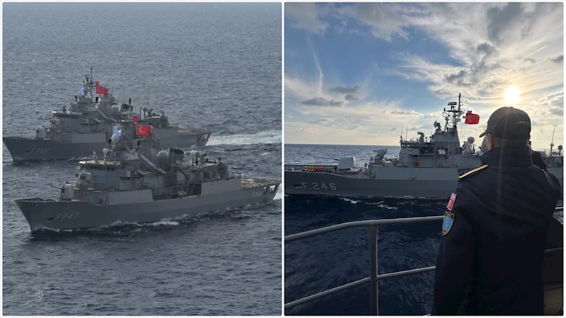 TCG Kemalreis ve TCG Salihreis fırkateynleri Doğu Akdeniz