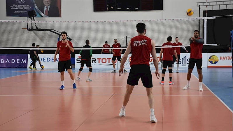 Cizre Belediyespor Erkek Voleybol Takımı, ligde kalmayı garantilemek istiyor