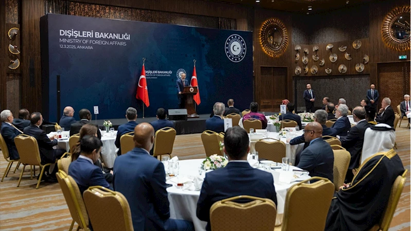 Dışişleri Bakanı Fidan, İslam İşbirliği Teşkilatı ülkelerinin büyükelçileriyle iftarda bir araya geldi