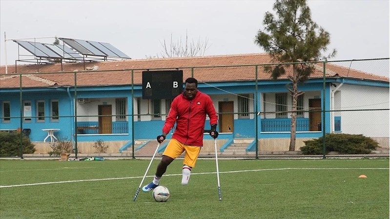 Kenyalı ampute futbolcu Keyo, 8 yıldır Türkiye