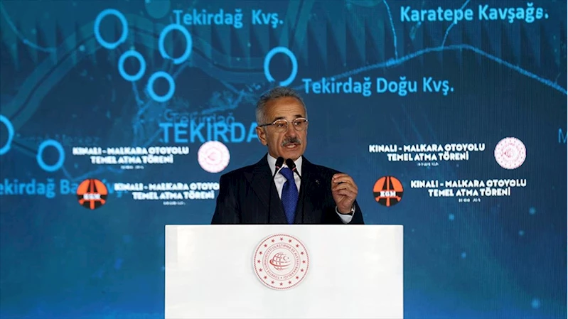 Bakan Uraloğlu: Kınalı-Malkara Otoyolu